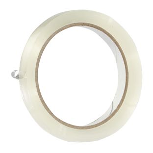 Plakband, PP transparant, low noise 12 mm
